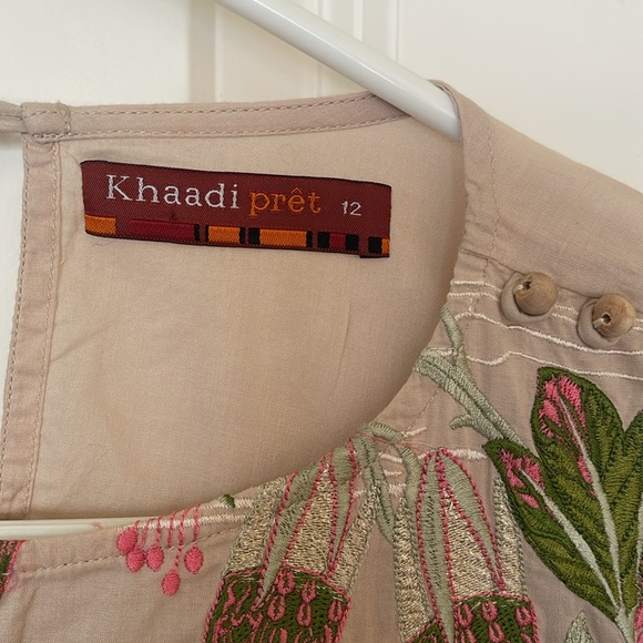Khaadi pret Pakistani Indian kurta with embroidery. - Picture 2 of 8